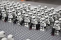 First Order Storm troopers army action figure Royalty Free Stock Photo