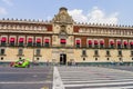 National Palace architecture in Mexico City