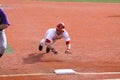 First photo of four: Utah runner dives. Royalty Free Stock Photo