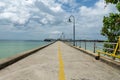 Nathon Pier koh samui thailand Royalty Free Stock Photo