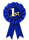 First place ribbon Royalty Free Stock Photo