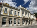 The First Pozega Savings Bank building or the Old Town Palace, Pozega - Slavonija, Croatia / Zgrada `Prve poÃÂ¾eÃÂ¡ke ÃÂ¡tedionice`