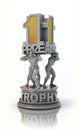 First prize trophy Royalty Free Stock Photo