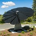 SmartFlower is the powerful symbol of the Dorval campus, which will eventually be zero carbon