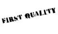 First Quality rubber stamp Royalty Free Stock Photo