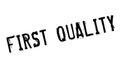 First Quality rubber stamp Royalty Free Stock Photo