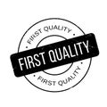 First Quality rubber stamp Royalty Free Stock Photo