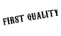 First Quality rubber stamp Royalty Free Stock Photo