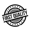 First Quality rubber stamp Royalty Free Stock Photo