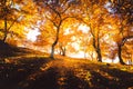 Genal Valley in autumn, MÃÂ¡laga Royalty Free Stock Photo