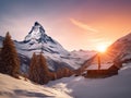 Majestic Matterhorn\'s Alpine Dawn