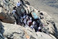 The first revelation came to the cave where the prophet Muhammad
