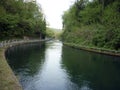 First section of the Paderno canal