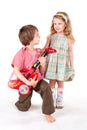 First serenade Royalty Free Stock Photo