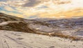 First snow in the Mountains, Oppdal, Norway Royalty Free Stock Photo