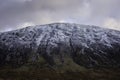 First snow in Scottish highlands Royalty Free Stock Photo