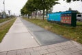First solar cycle lane in the world