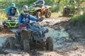 first stage of the racing series RZR CAMP 2018 Royalty Free Stock Photo