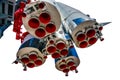 First stages and propulsion nozzles of spacecraft Vostok-1