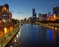 First star over Melbourne Royalty Free Stock Photo