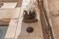 First Stations of the Way of the Cross on Via Dolorosa Street in the old city of Jerusalem, Israel