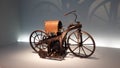 First steam bike created by Mercedes