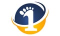 First Step Logo Design Template