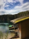 First sunny afternoon paddleboat ride