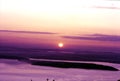 First Sunrise on Cadillac Mountain in Acadia National Park Royalty Free Stock Photo