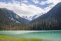 The first of the three Joffre Lakes Royalty Free Stock Photo