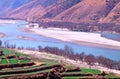 The first turn of Yangtze River, China