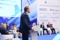 First Vice Premier Igor Shuvalov speaks Royalty Free Stock Photo