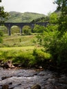 First view of the Glen Finnan Viaduct Royalty Free Stock Photo