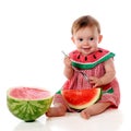 First Watermelon Royalty Free Stock Photo