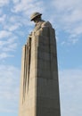 First World War Canadian Brooding Soldier Memorial at St Julien near Ypres in Belgium Royalty Free Stock Photo