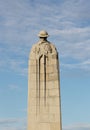 First World War Canadian Brooding Soldier Memorial St Julien Ypres Belgium frontal view