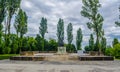 The first world war memorial situated inside of the mirogoj cemetery in the croatian capital zagreb....IMAGE