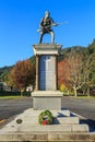 First World War memorial statue in Te Aroha, New Zealand