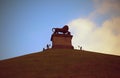 Lion Hill Near Waterloo Near Brussels Is A Symbol Of The British Victory, But Also The Dutch Or Prussians Over The Most Powerful