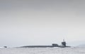 Firth of Clyde, Scotland, UK, July 23rd 2022, British army submarine training for Ukraine in Scotland from HM Naval base Royalty Free Stock Photo