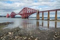 Firth of Forth rail bridge Royalty Free Stock Photo