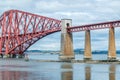 Firth of Forth rail bridge Royalty Free Stock Photo