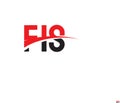 FIS Letter Initial Logo Design Vector Illustration Royalty Free Stock Photo