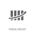 Fiscal policy icon. Trendy Fiscal policy logo concept on white b