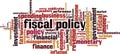 Fiscal policy word cloud