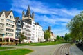 Fischmarkt and Great St. Martin church, Koln - Cologne, Germany, 05.07.17