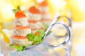 Fish appetizers Royalty Free Stock Photo