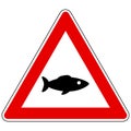 Fish and attention sign