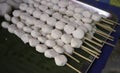 Fish ball skewer Royalty Free Stock Photo