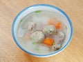 Fish ball soup Royalty Free Stock Photo